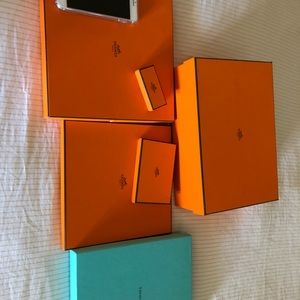 Hermès and Tiffany box